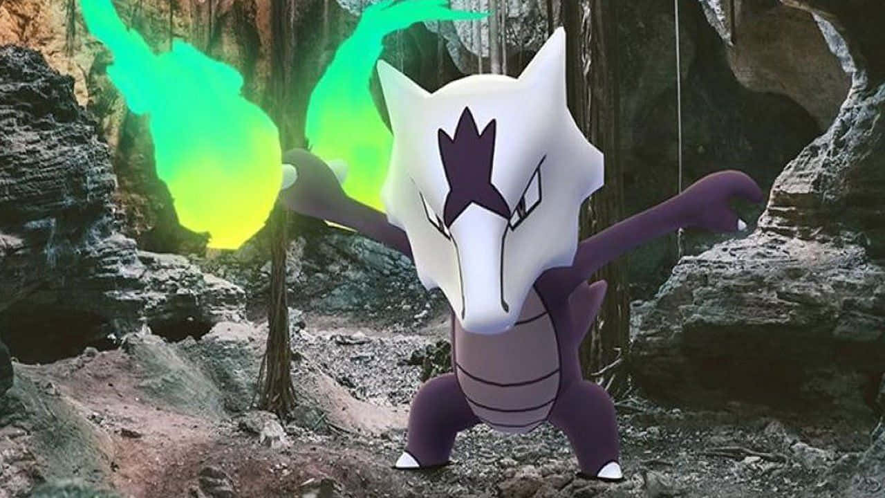 Marowak In Ultrarealistic Background Wallpaper