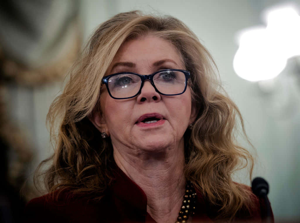 Marsha Blackburn In Glasses Wallpaper