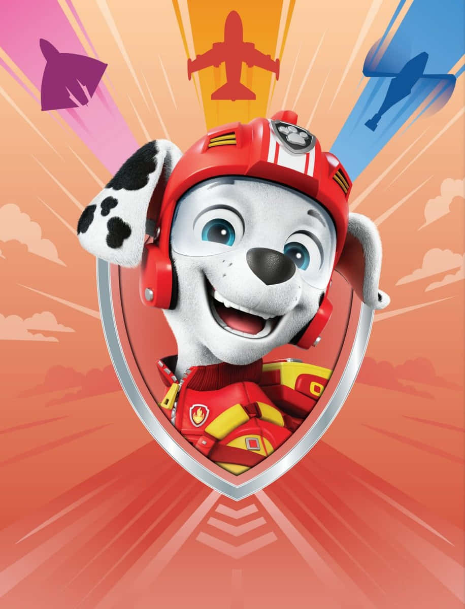 Marshall Paw Patrol Flying Adventure Wallpaper