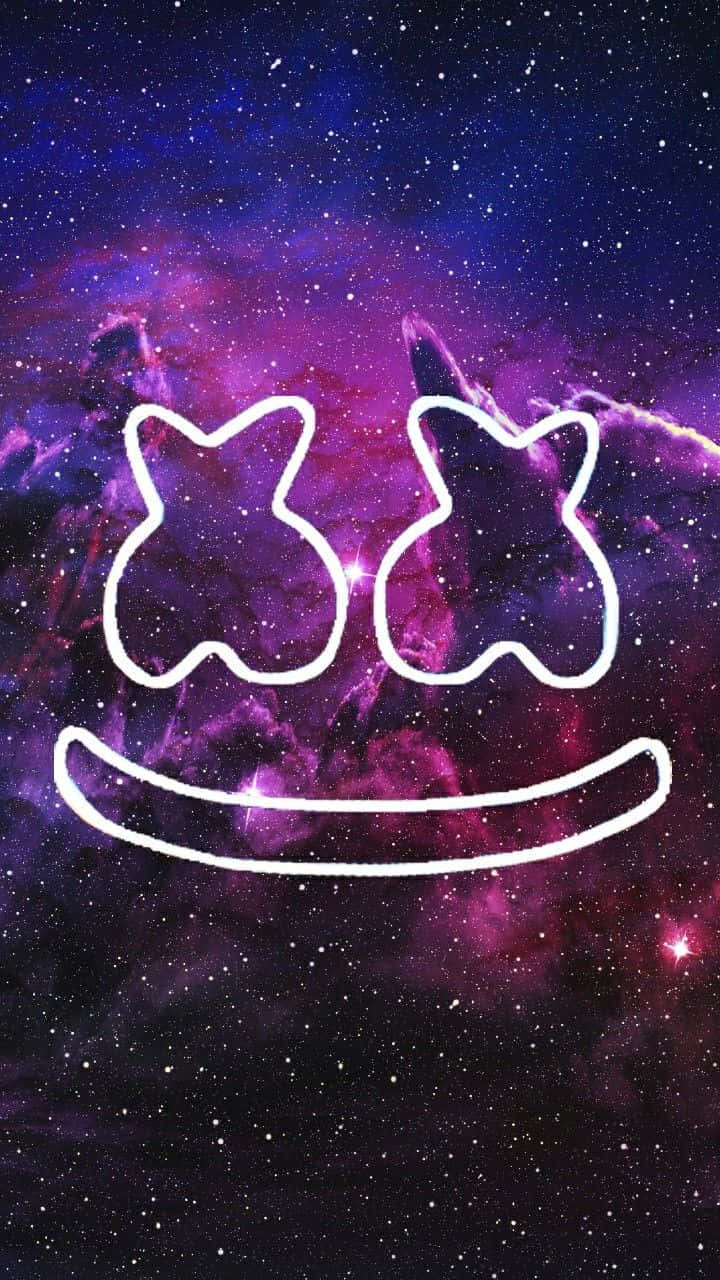 Marshmello - Galaxy - Ipad Wallpaper Wallpaper