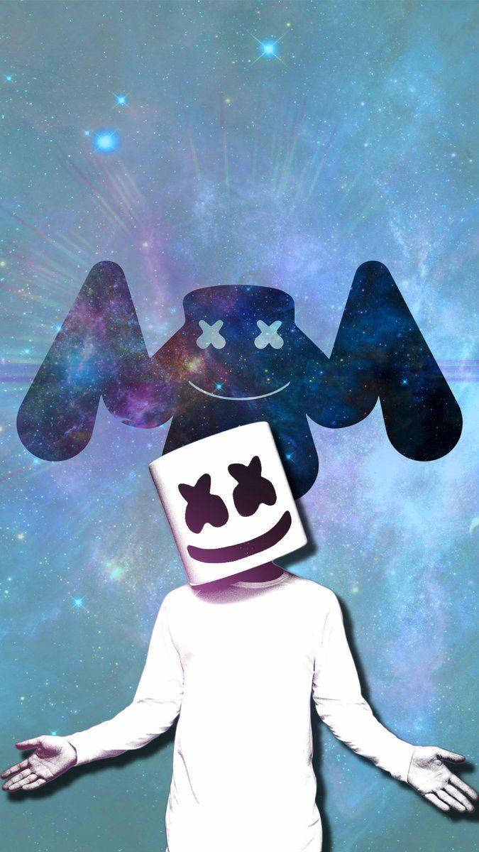 Marshmello Iphone Galaxy Wallpaper