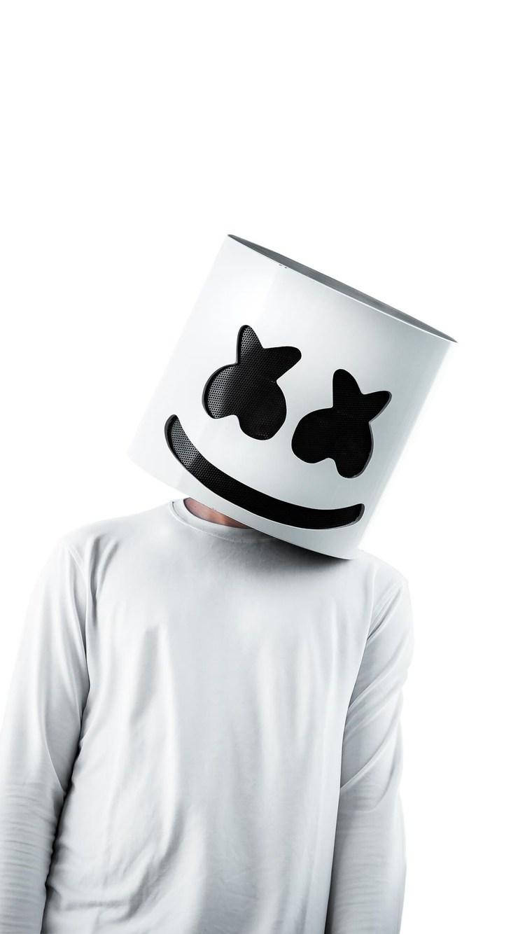 Marshmello Iphone Simple Wallpaper