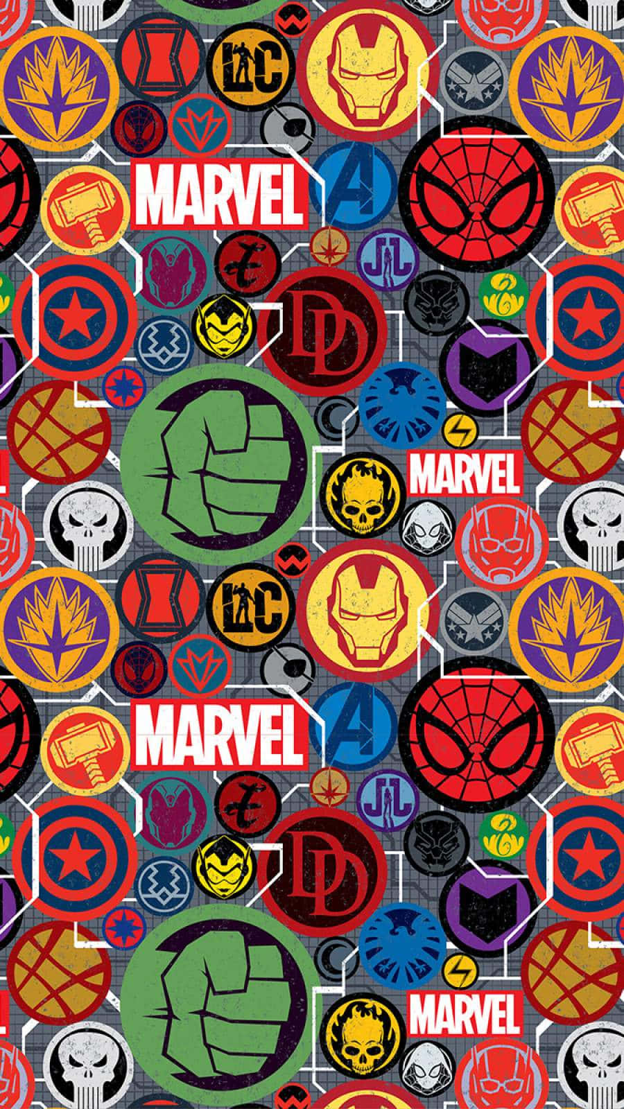 Marvel Art Iphone Brings Together The Power And Style Of Two Iconic Cultures. Wallpaper