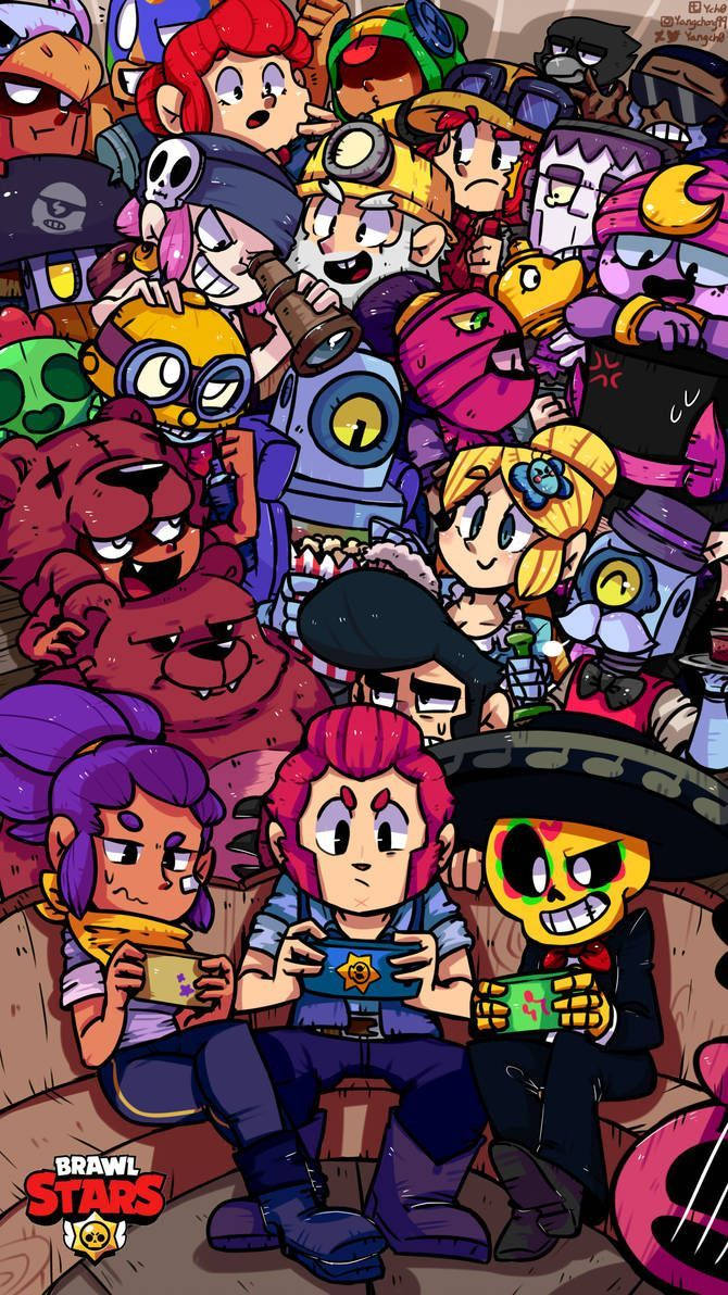 Marvel At This Beautiful Brawl Stars Fan Art Wallpaper