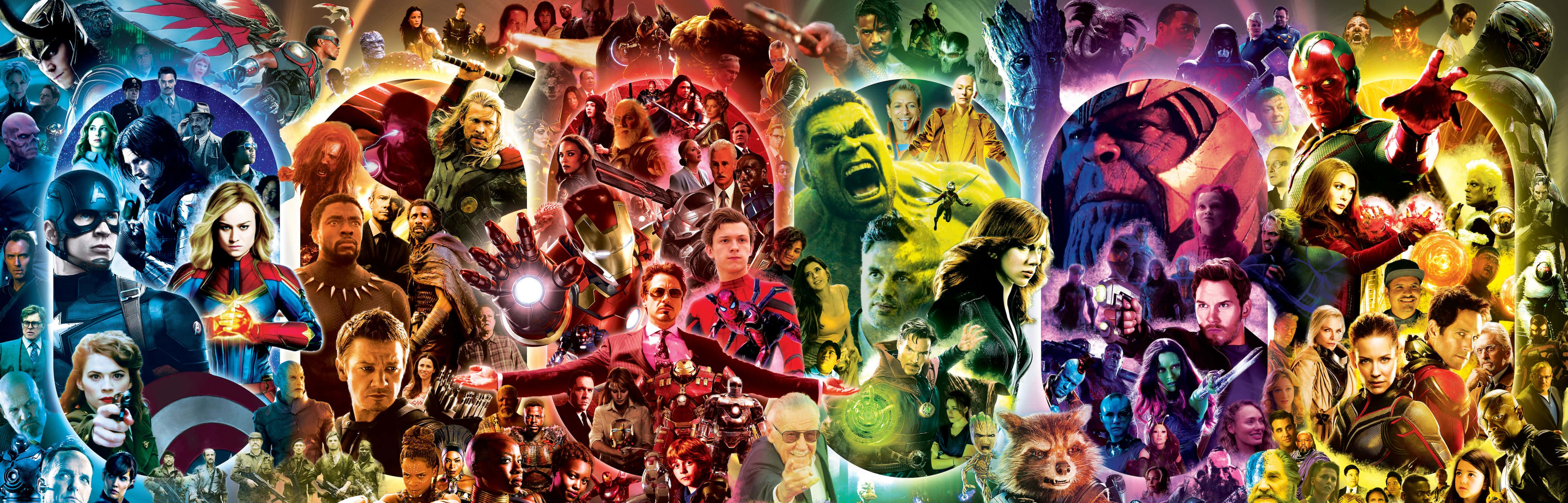 Marvel Cinematic Universe Collage Wallpaper