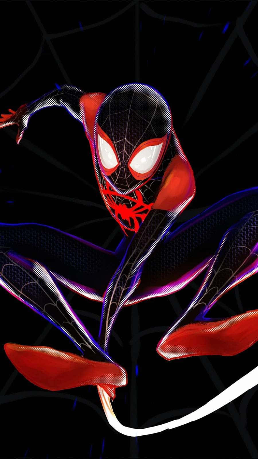 Marvel's Miles Morales Iphone Wallpaper Wallpaper