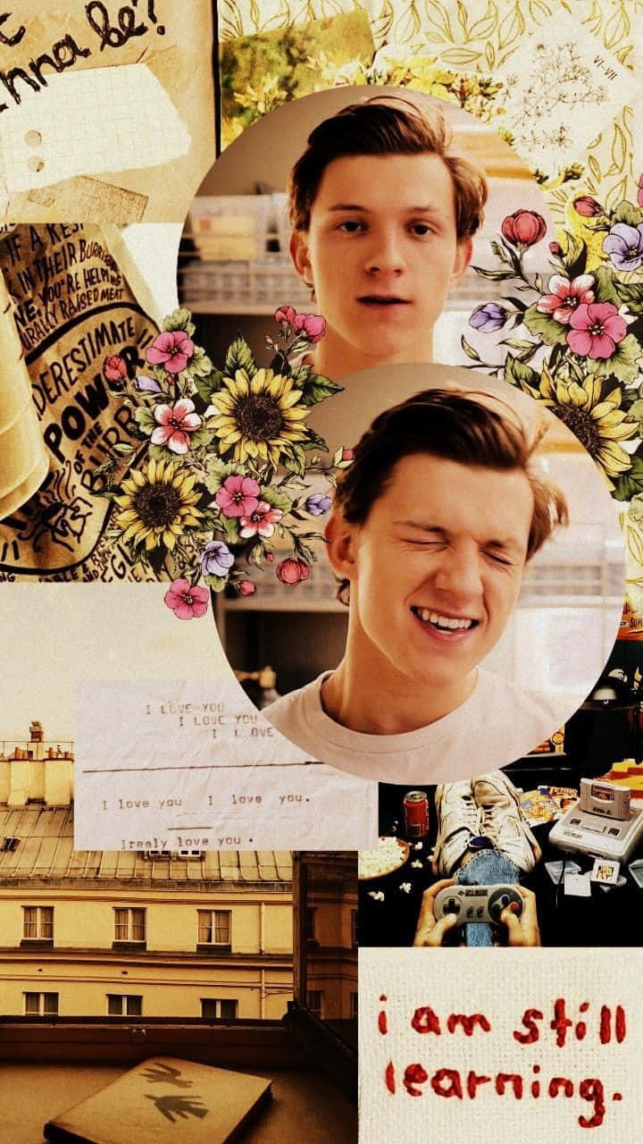 Marvel Superhero Tom Holland Takes A Break From Filming Wallpaper