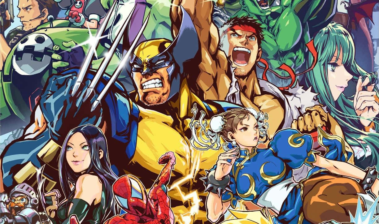 Marvel Vs Capcom Epic Battle Wallpaper