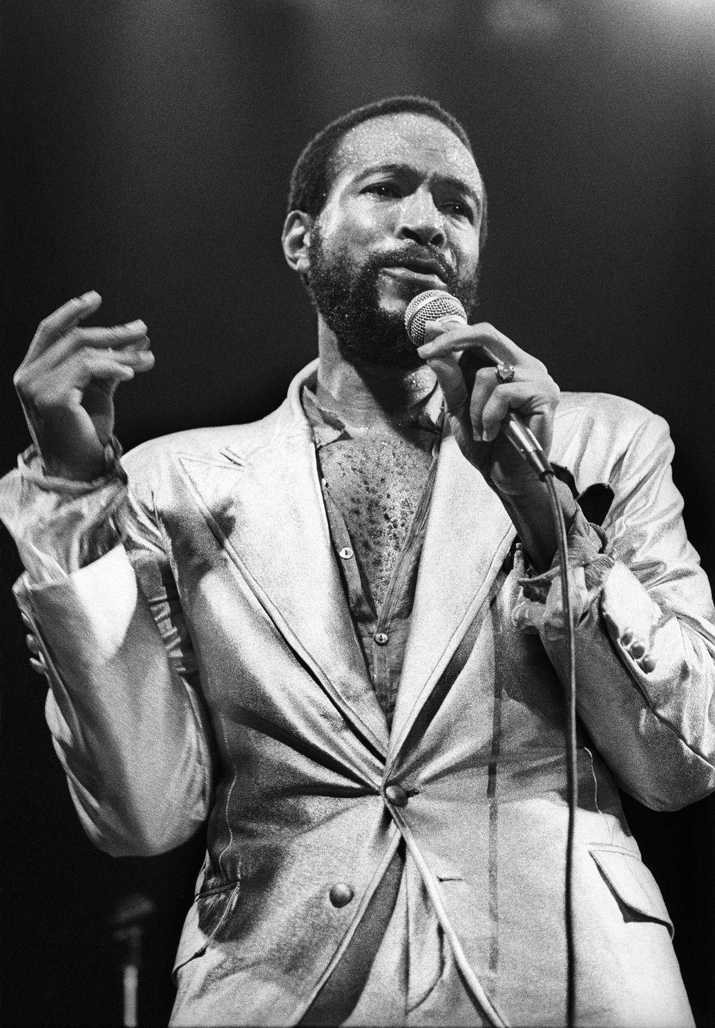 Marvin Gaye Singing Wallpaper