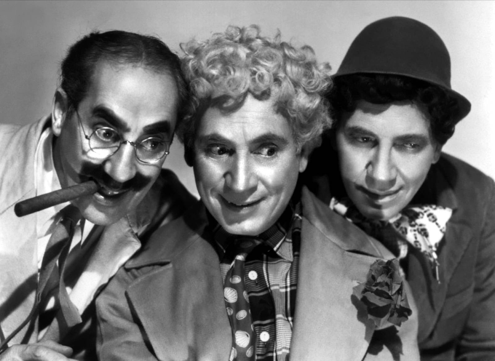 Marx Brothers Suspicious Faces Wallpaper