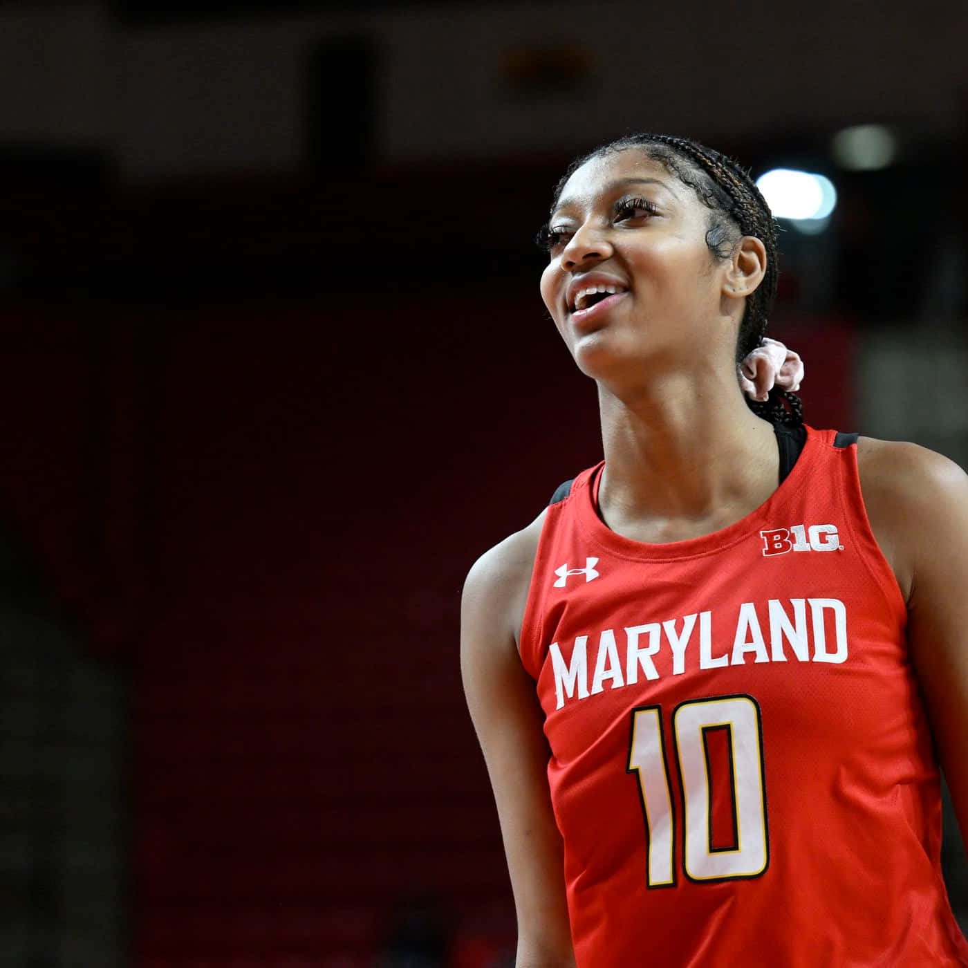 Maryland Basketball Player Smiling Wallpaper