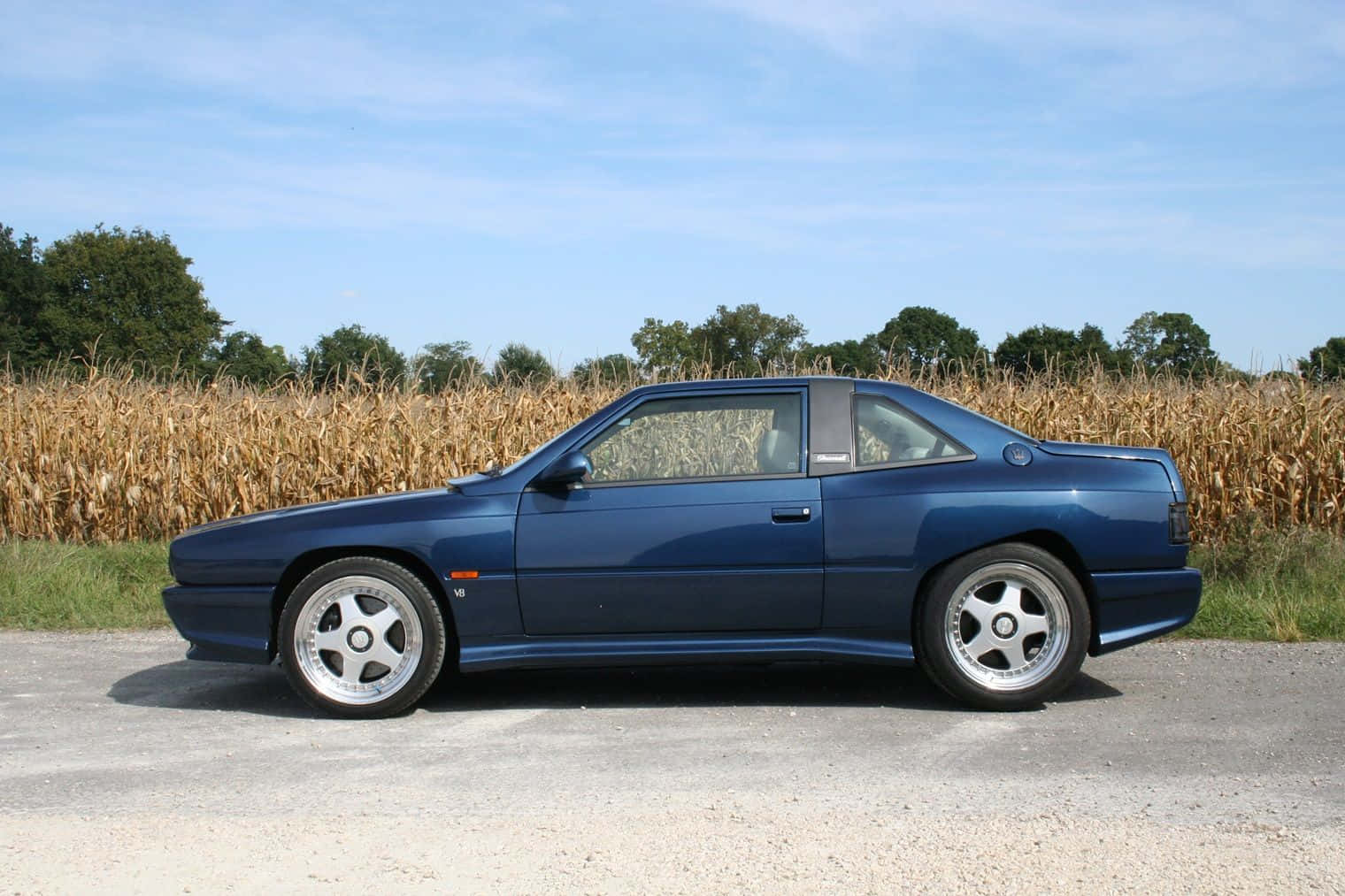 Maserati Shamal Side View Wallpaper