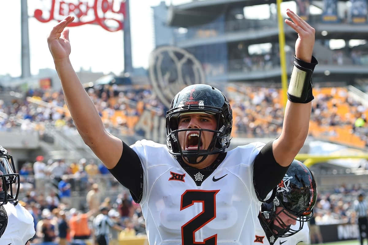 Mason Rudolph Celebrating Victory Wallpaper