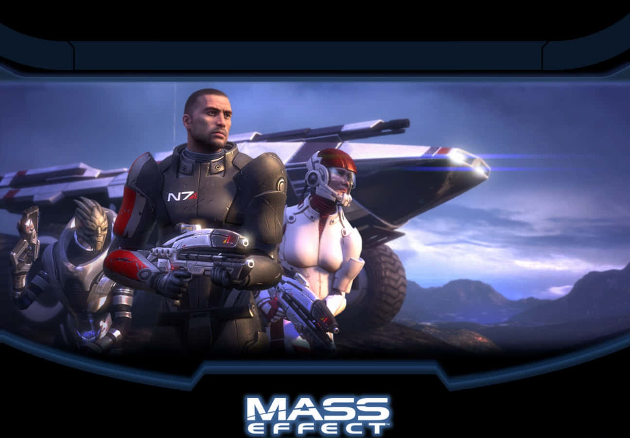 Mass Effect Characters Assembling For Battle Wallpaper