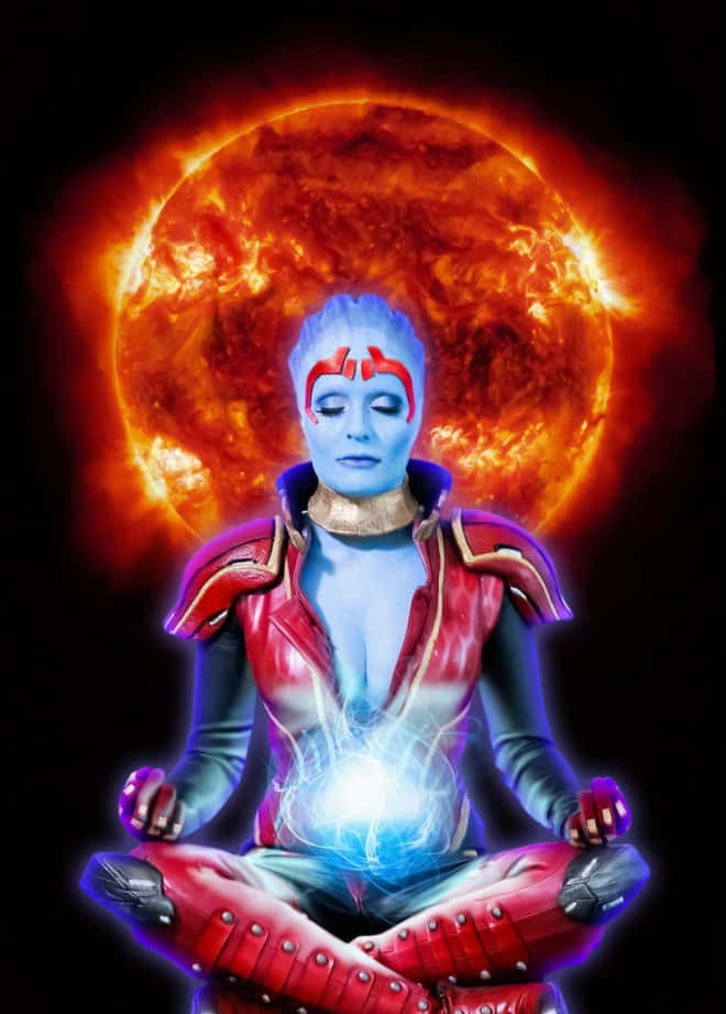 Mass Effect Samara - The Powerful Asari Justicar Wallpaper