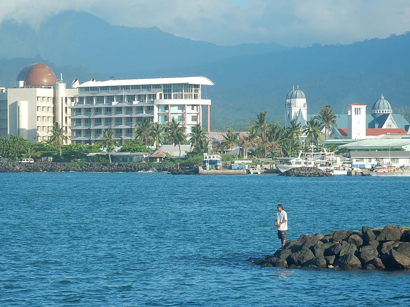 Massive Structures In Apia Wallpaper