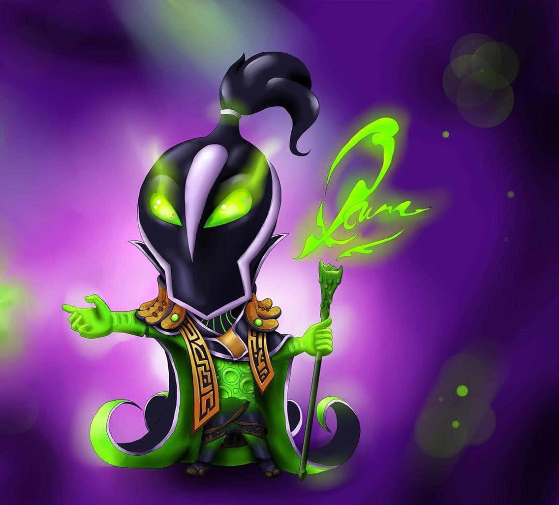 Master Of The Arcane Arts: Rubick In Action Wallpaper