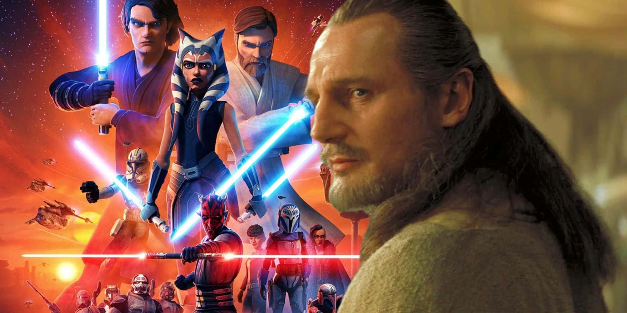 Master Qui-gon Jinn - The Wise Force User Wallpaper