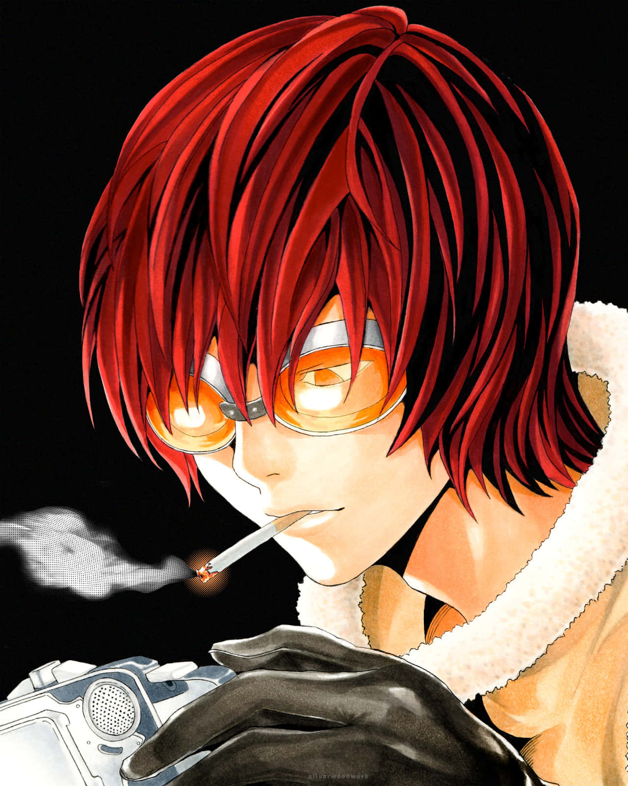 Matt From Death Note - Enigmatic Hacker In Action Wallpaper