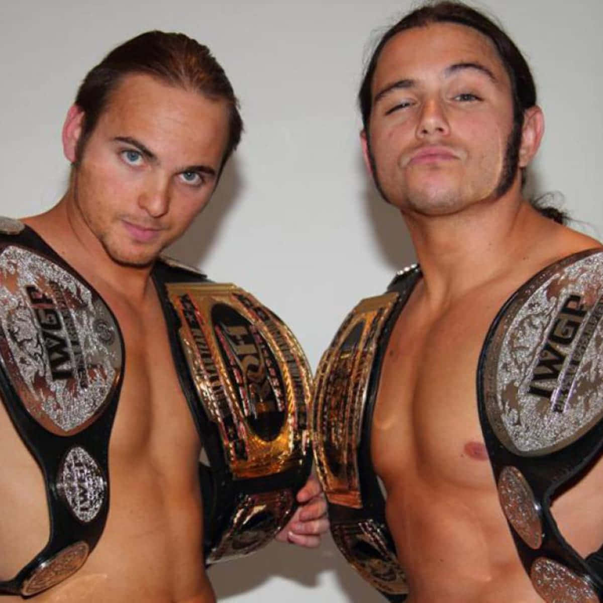 Matt Jackson Iwgp And Roh Championship Belts Wallpaper