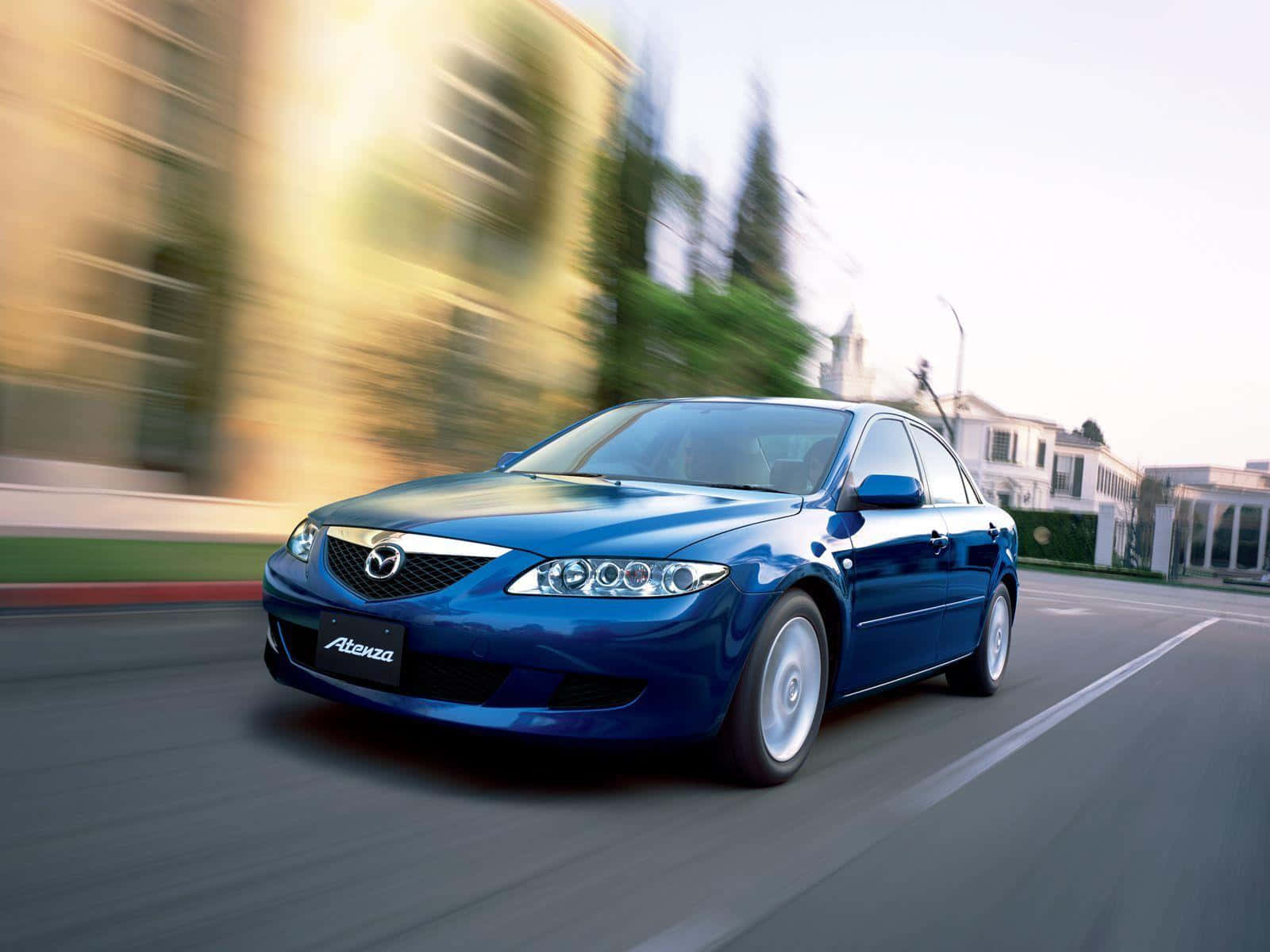 Mazda 6 In Dynamic Red: Unleashing The Power Of Luxury And Performance Wallpaper