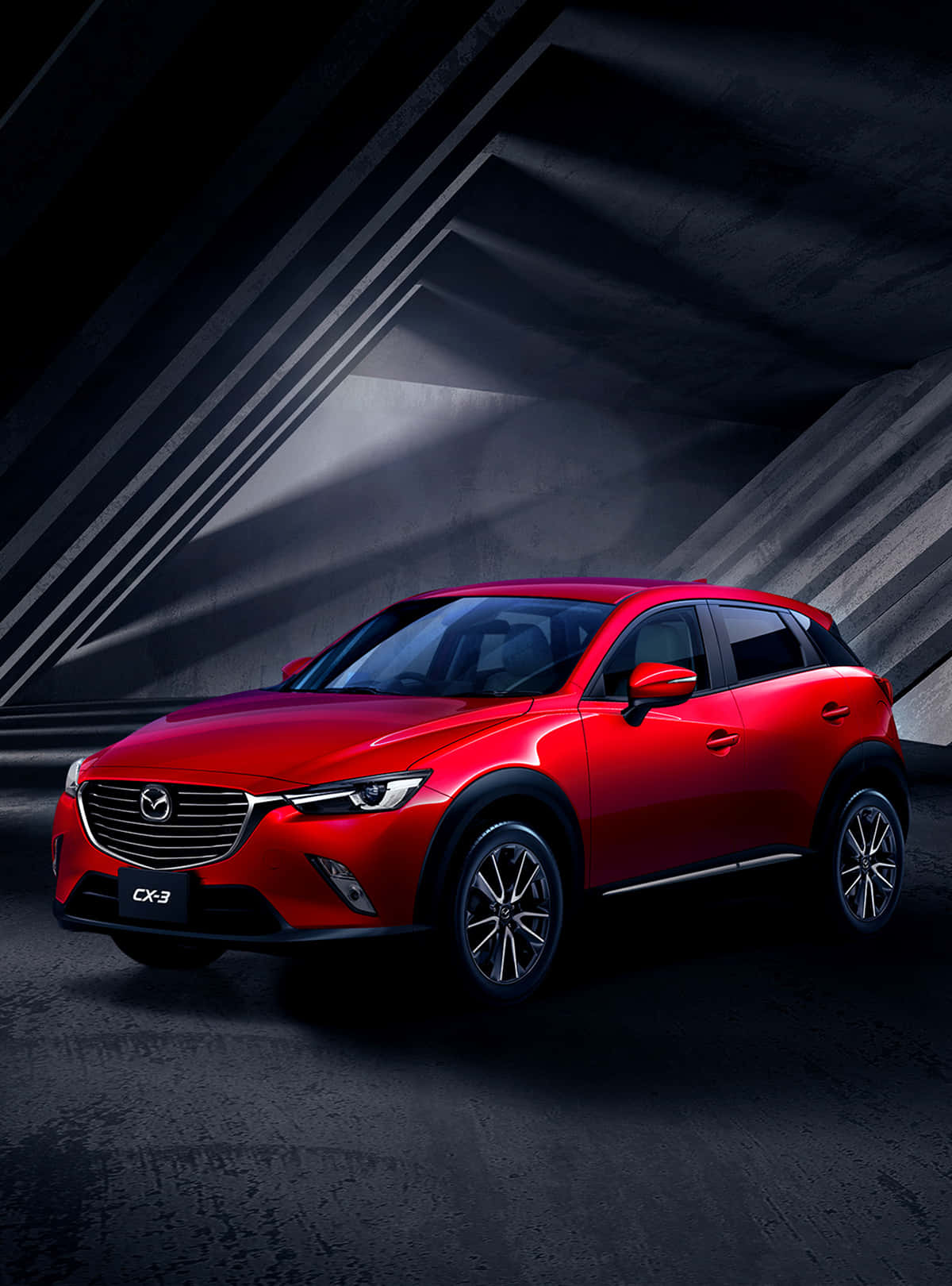 Mazda C X3 Red Sleek Design Wallpaper