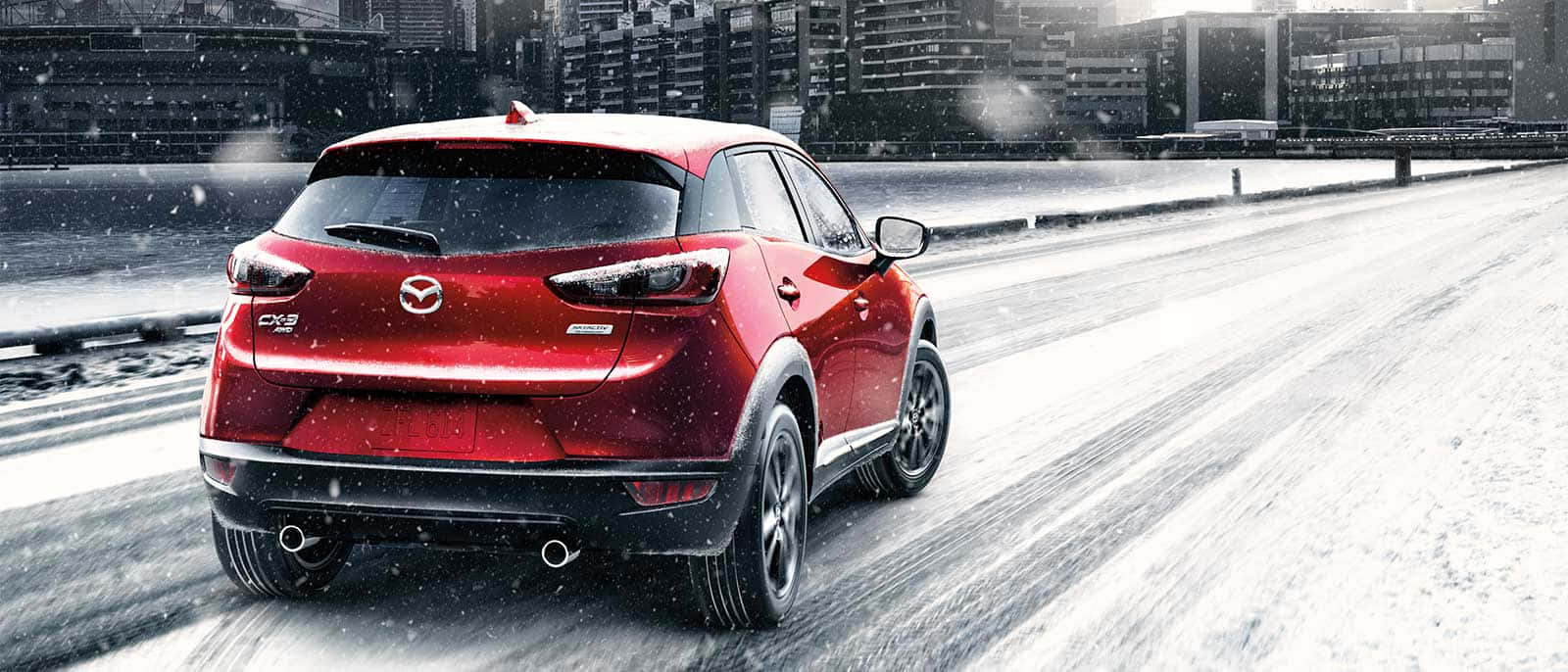 Mazda C X3 Winter Drive Wallpaper