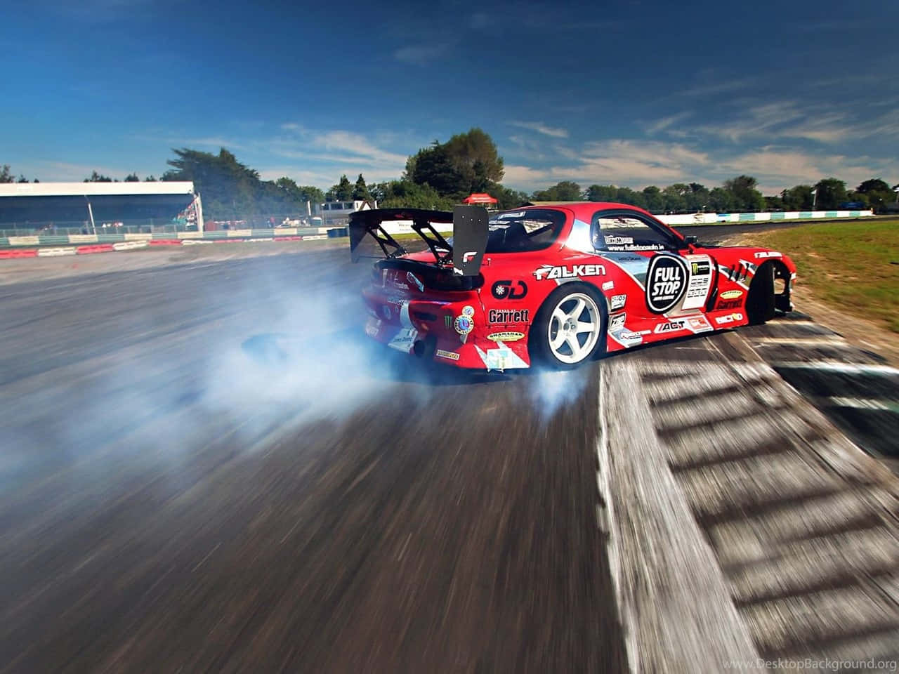 Mazda R X7 Driftingon Track Wallpaper