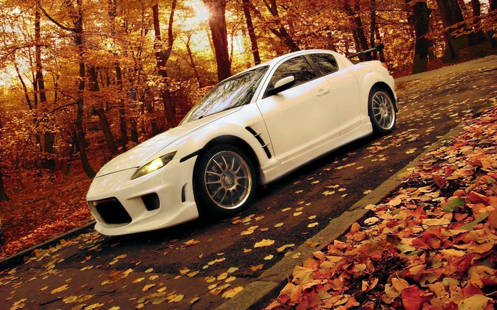 Mazda Rx-8: A Perfect Blend Of Performance And Elegance Wallpaper