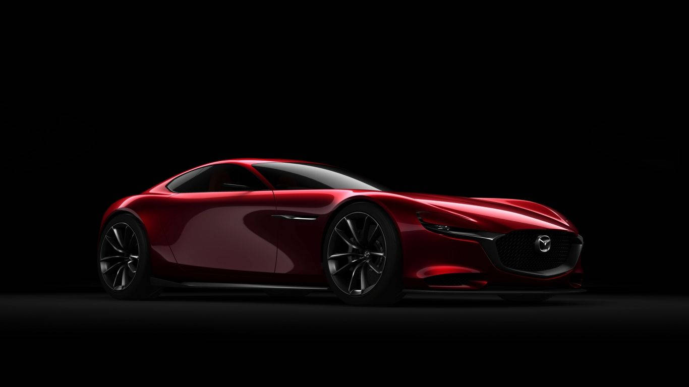 Mazda Rx-vision Side View Wallpaper