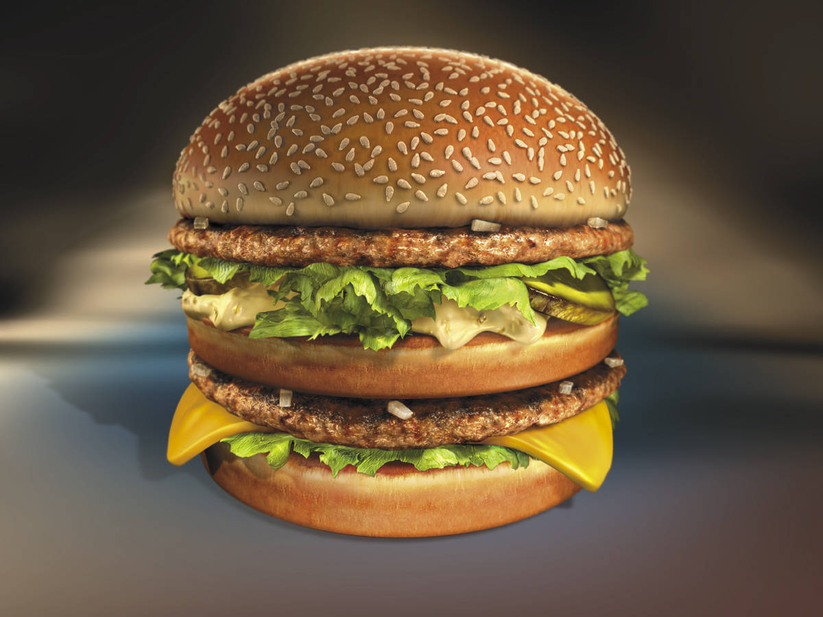 Mcdonald's Big Mac Cheeseburger Wallpaper