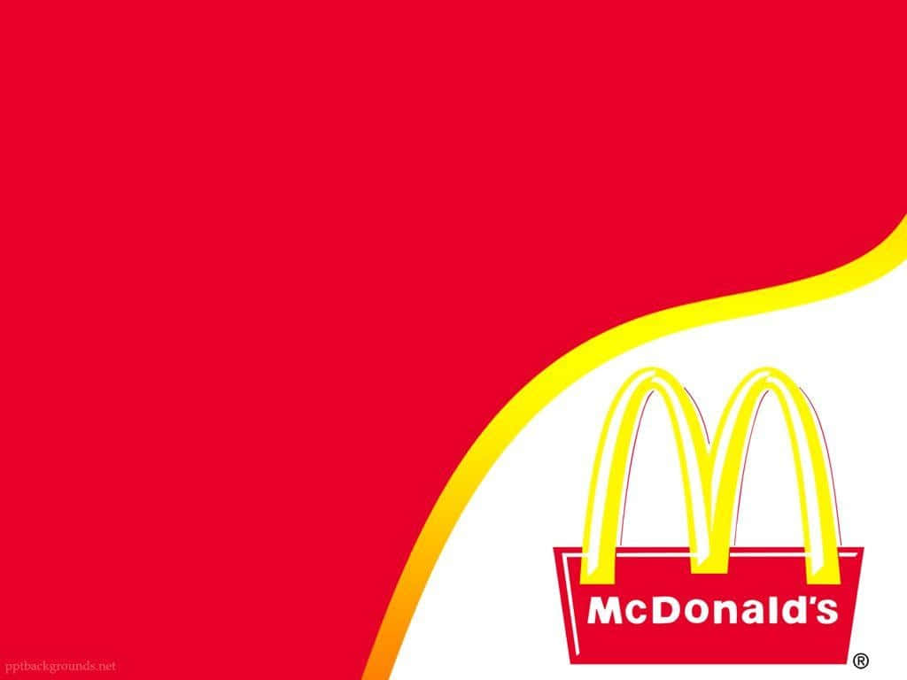 Mcdonalds Logo On A Red Background Wallpaper