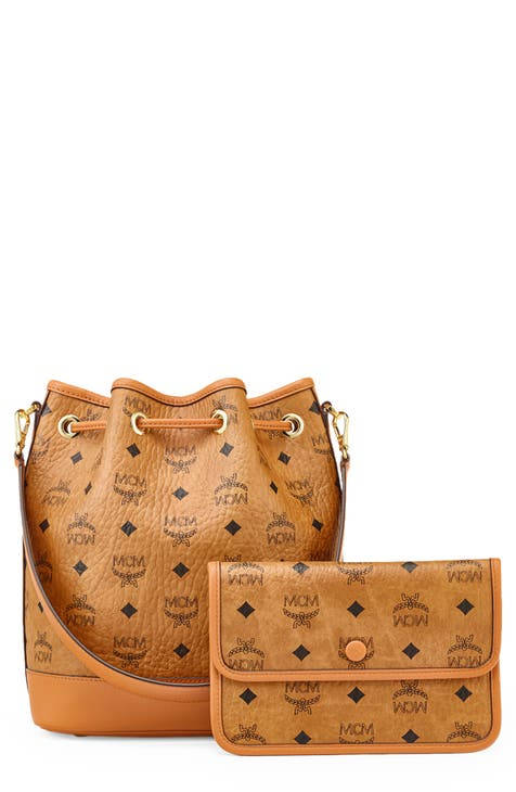 Mcm Drawstring Small Pouch Bag Wallpaper