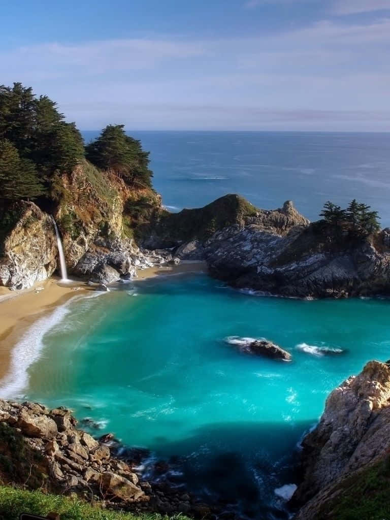 Mcway Falls Nature Ipad Wallpaper