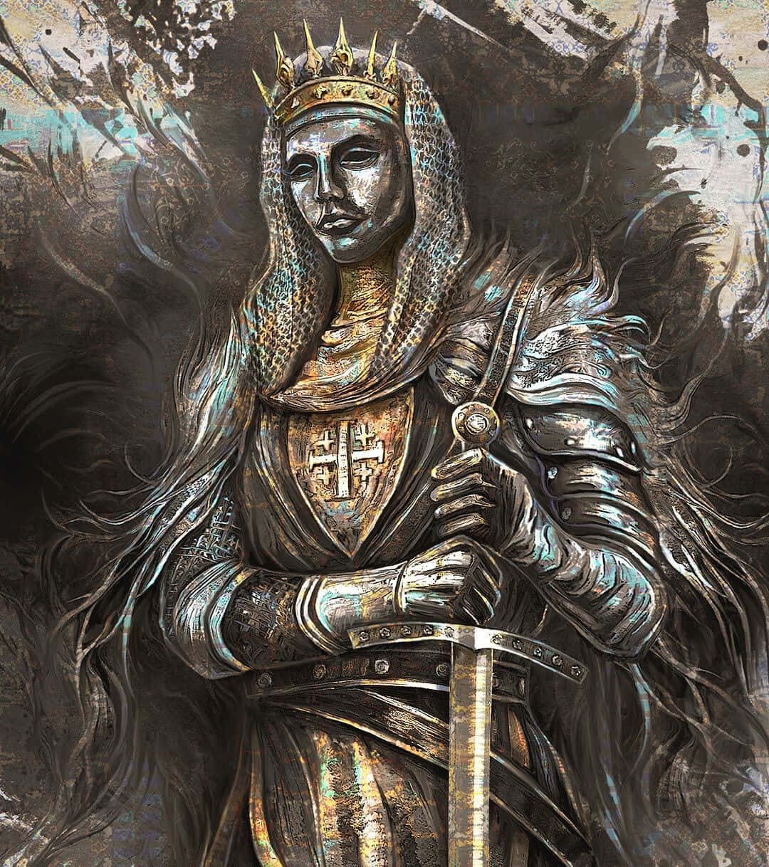 Medieval King Artwork Wallpaper