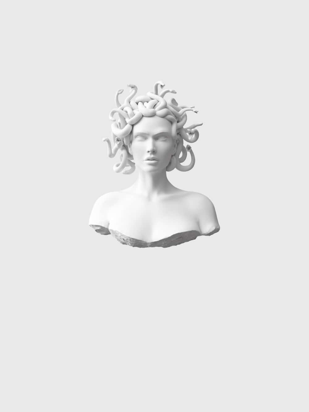 Medusa Sculpture Portrait Wallpaper