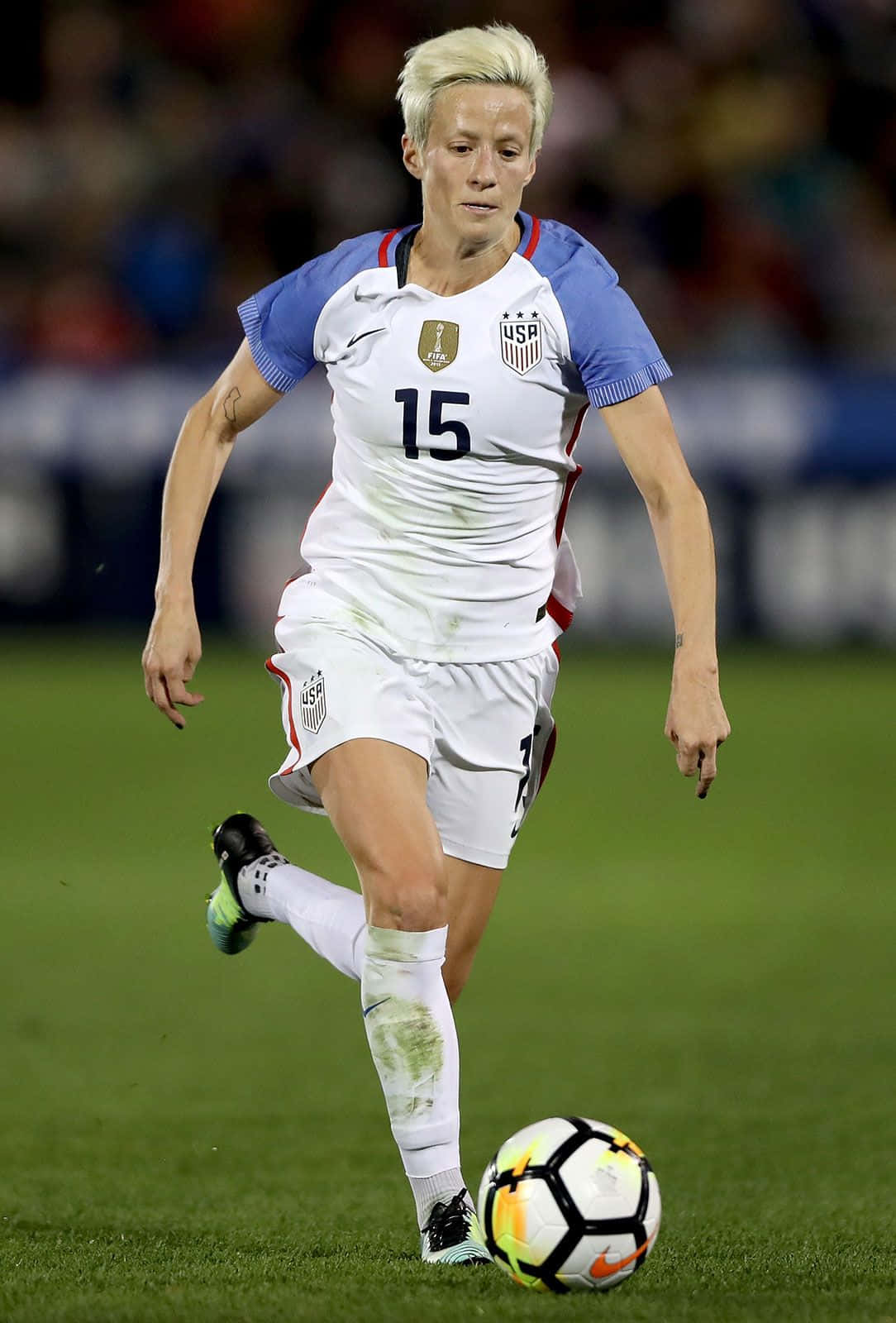 Megan Rapinoe In Action Wallpaper