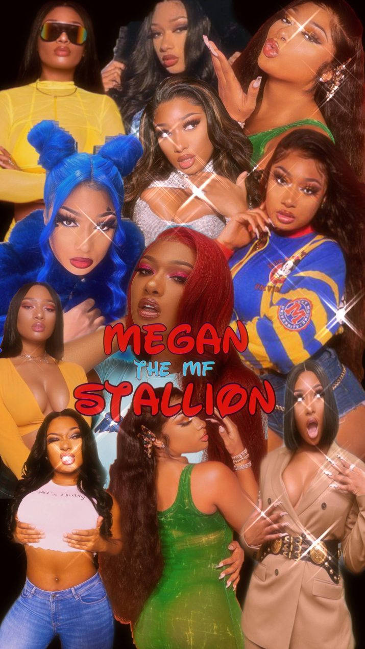 Megan Thee Stallion Aesthetic Collage Wallpaper