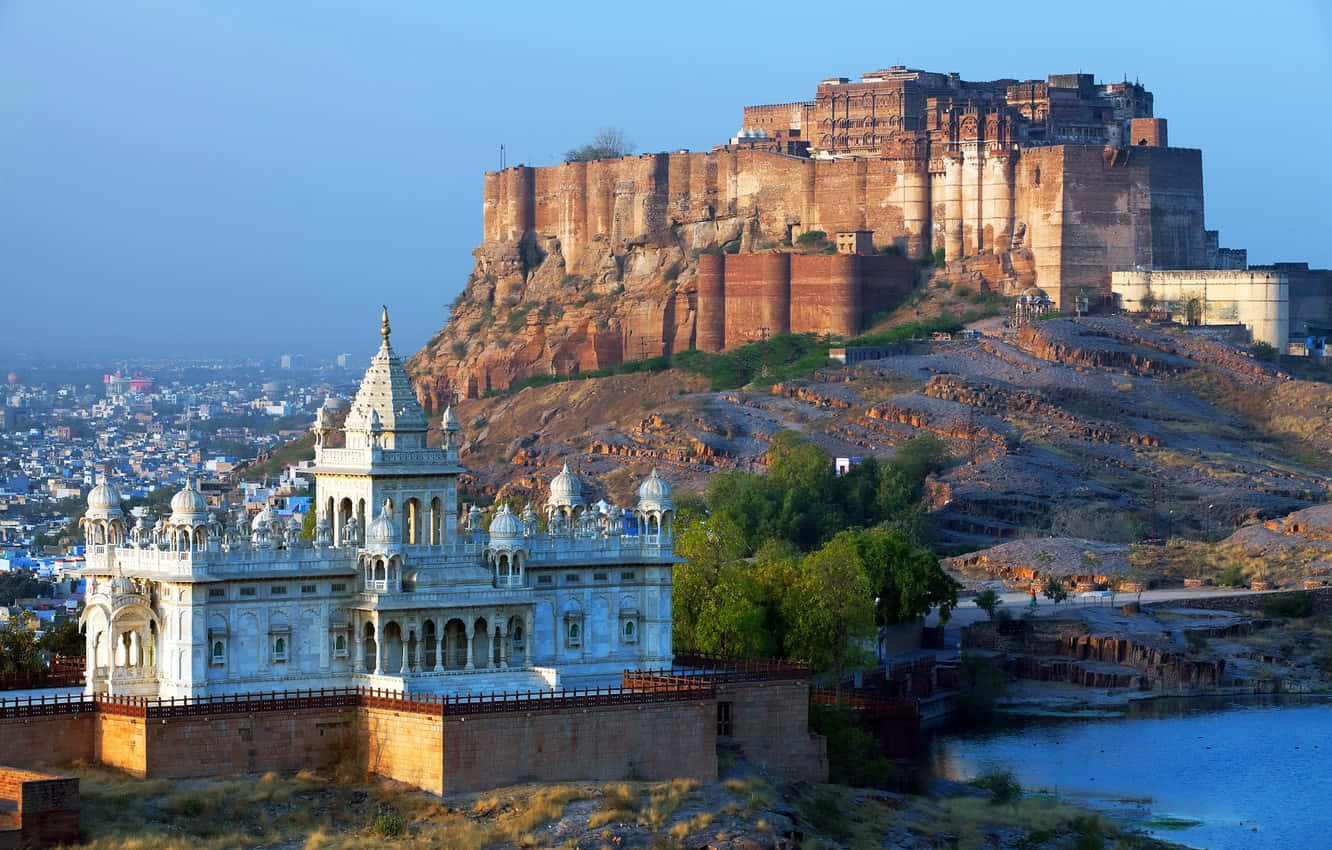 Mehrangarh Fort Jaswant Thada Wallpaper