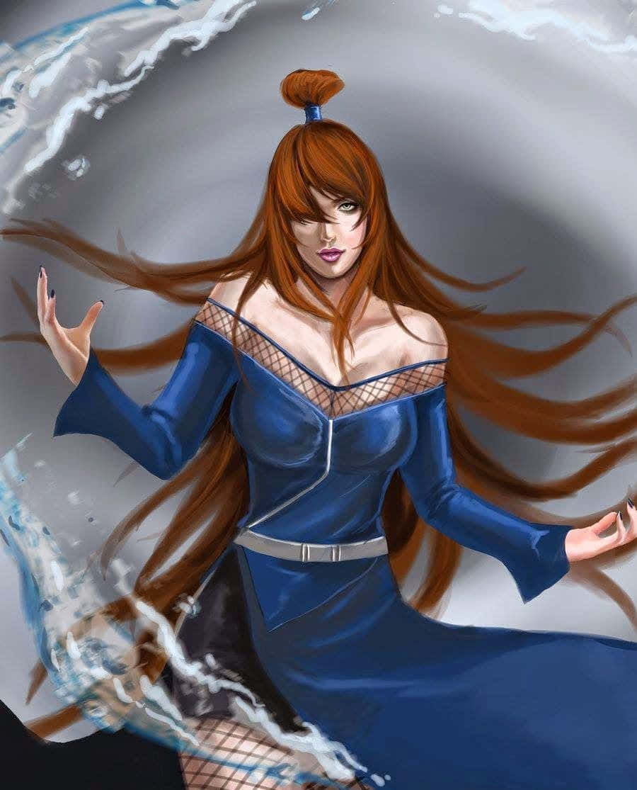 Mei Terumi, The Fifth Mizukage In Action Wallpaper