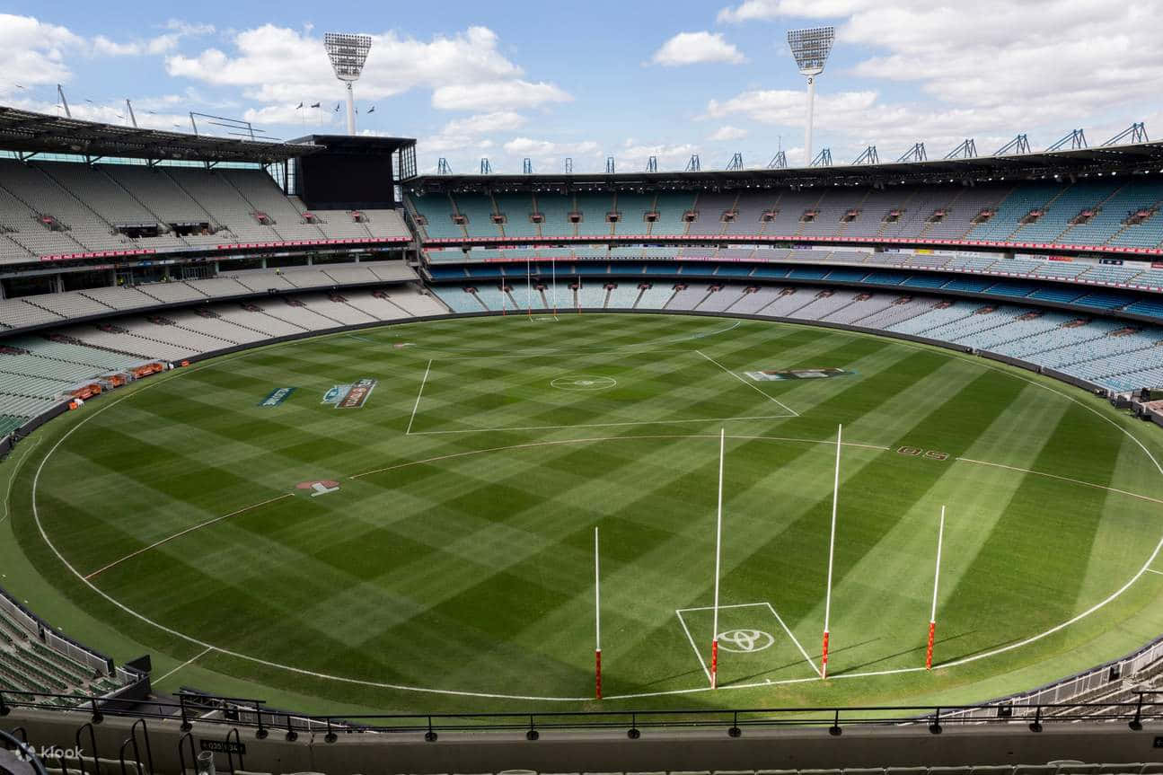 Melbourne Cricket Ground Empty Stadium Wallpaper