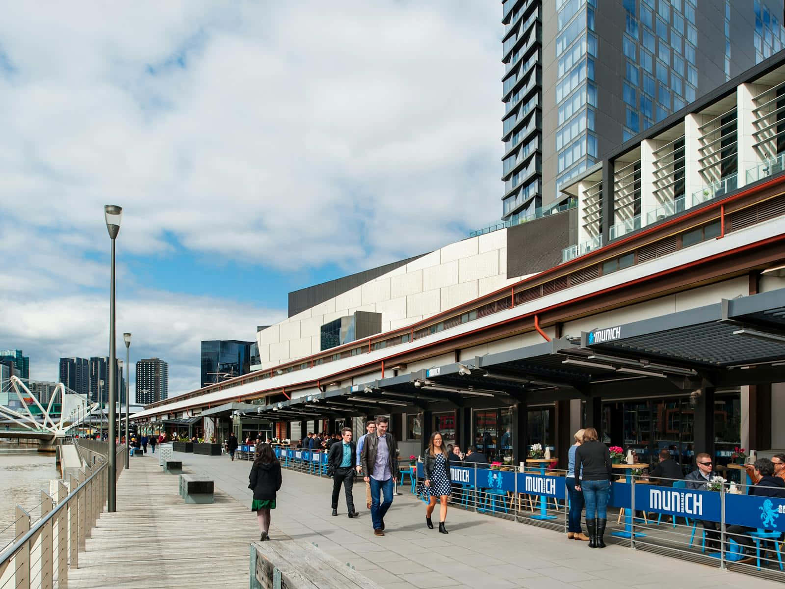 Melbourne South Wharf Promenade Wallpaper