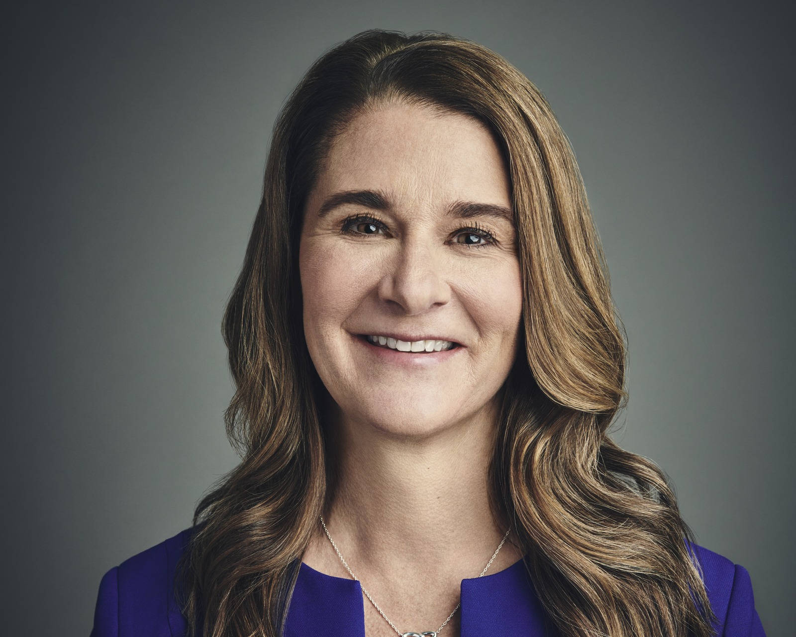 Melinda French Gates Posing For A Professional Headshot Wallpaper