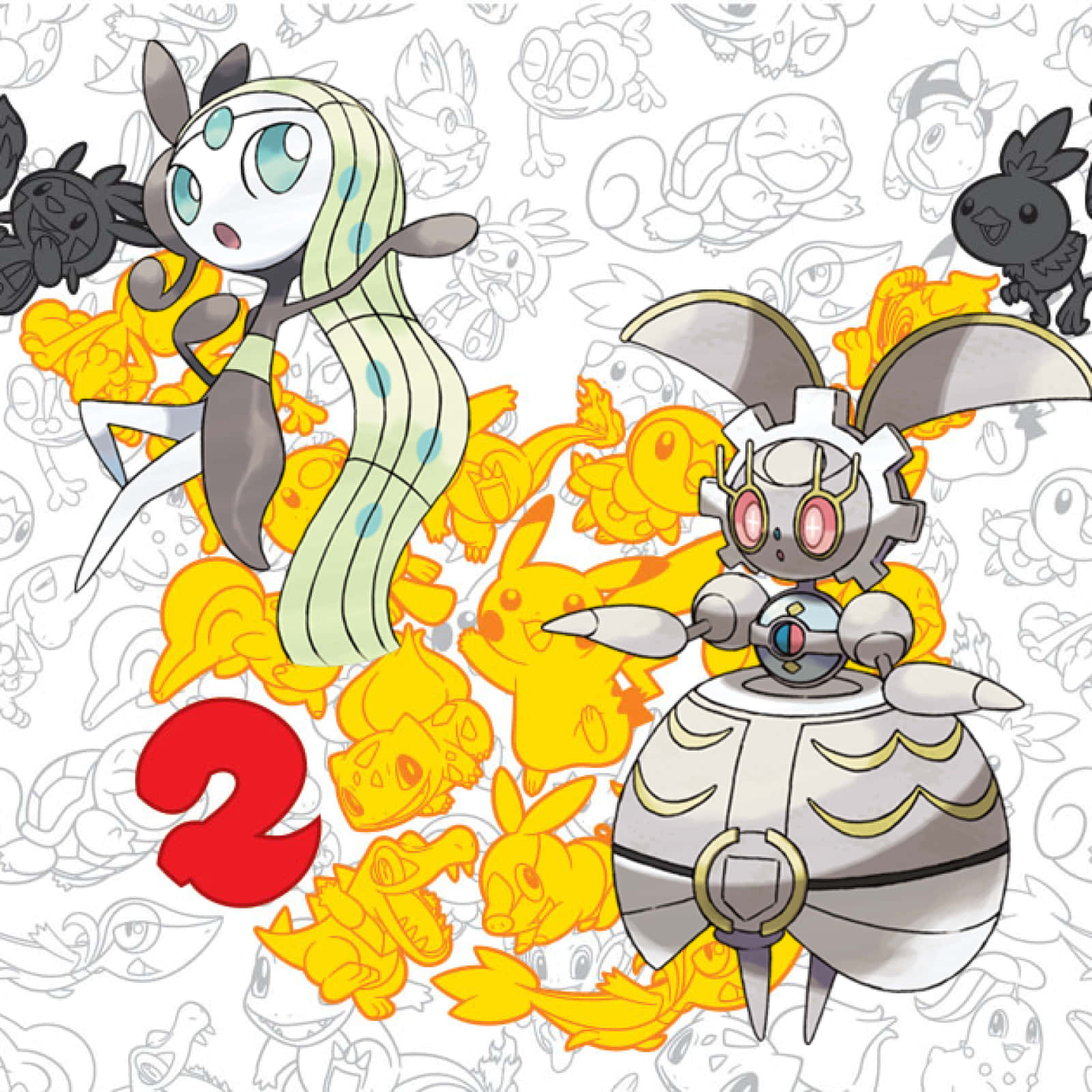 Meloetta And Magearna Wallpaper