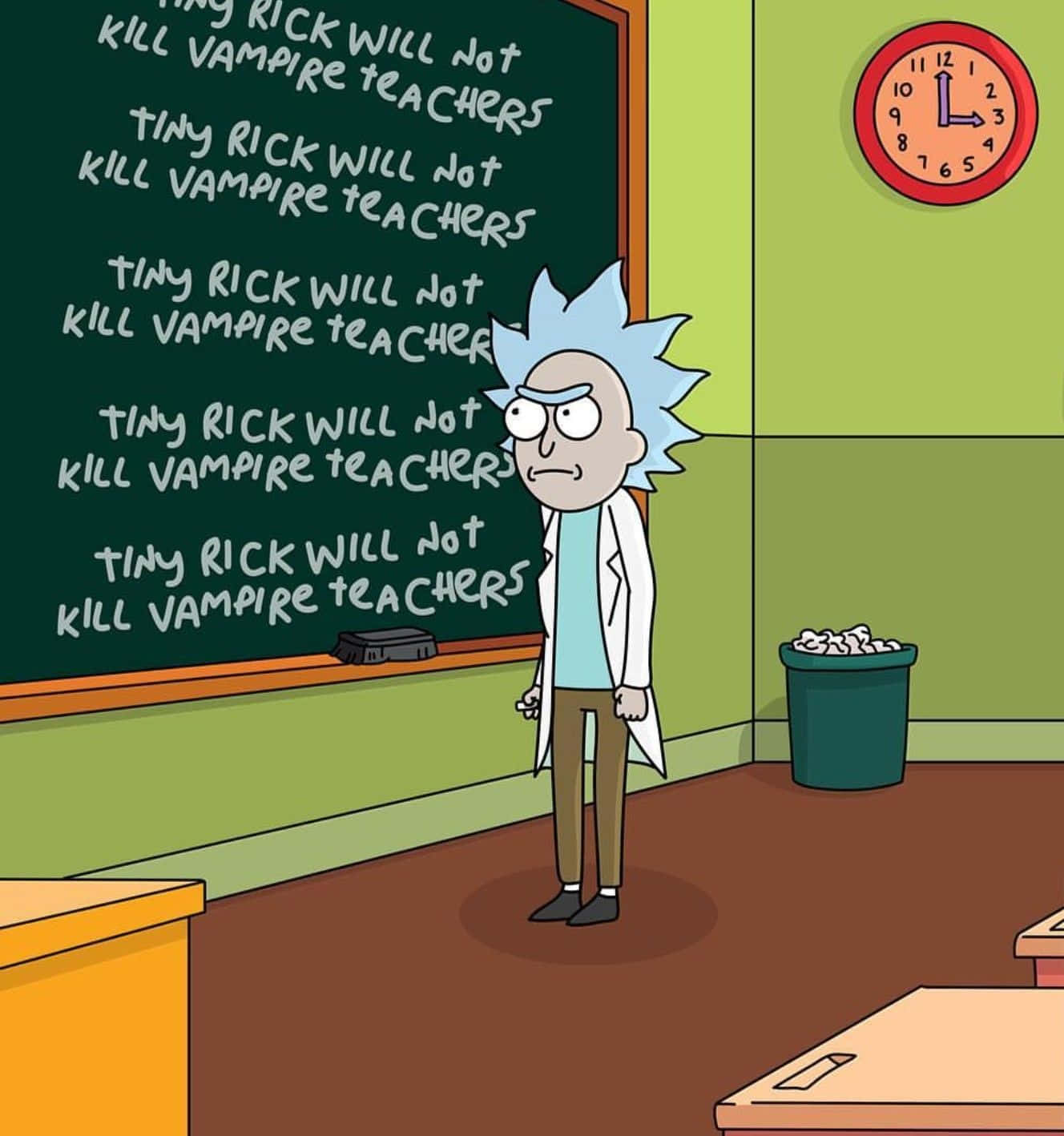 Members Of The Council Of Ricks, The Governing Body In The Interdimensional Universe Of Rick And Morty Wallpaper