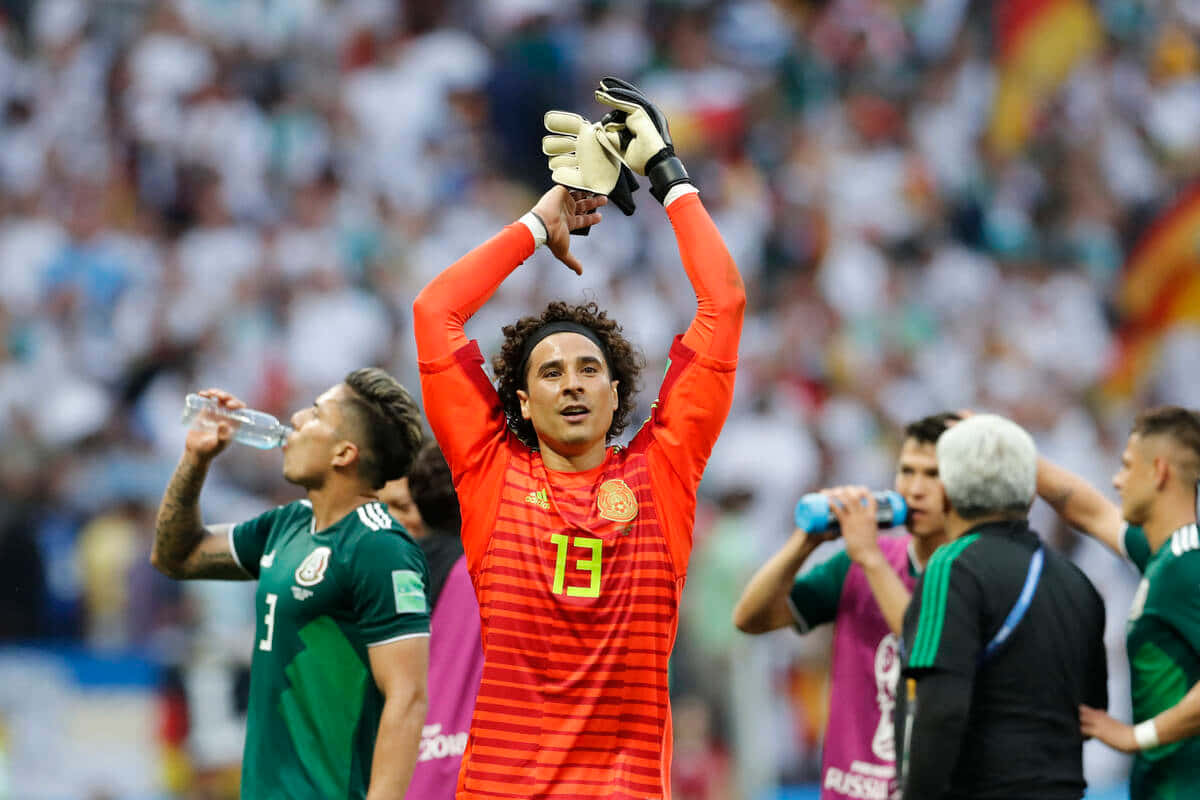 Memo Ochoa Celebrating Victory Wallpaper