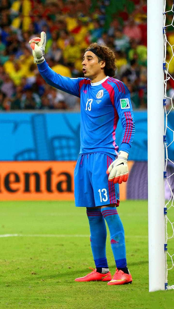 Memo Ochoa Mexico Goalkeeper World Cup Wallpaper