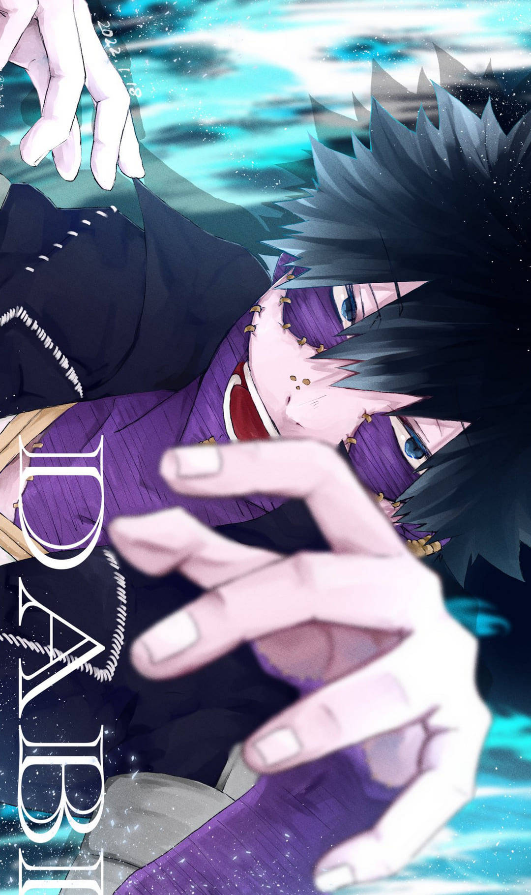 Menacing Cute Dabi Artwork Wallpaper