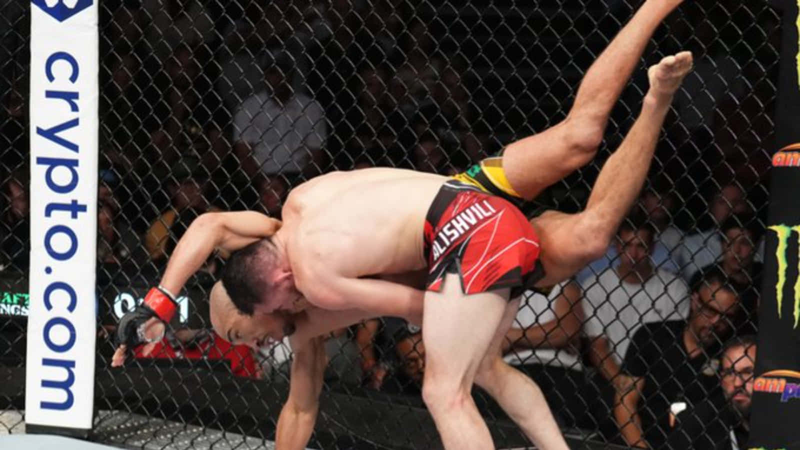 Merab Dvalishvili Body Slam Wallpaper