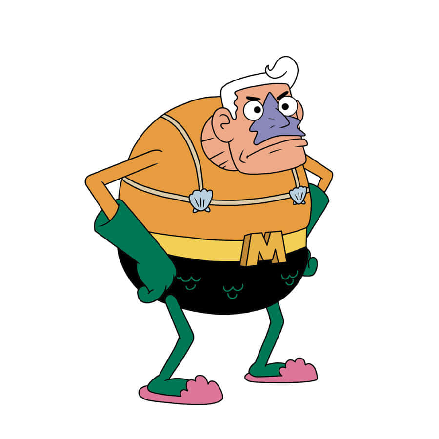 Mermaid Man Cartoon Character Wallpaper